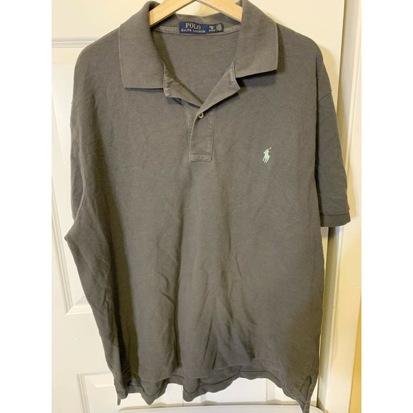 Polo Ralph Lauren Pony Shirt Men’s Sz 1XB Big Gray - Picture 6 of 10